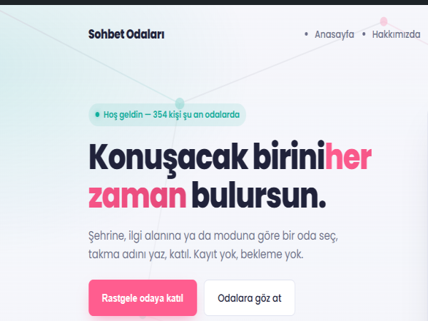 Sohbetodalari.com wordpress sohbet teması