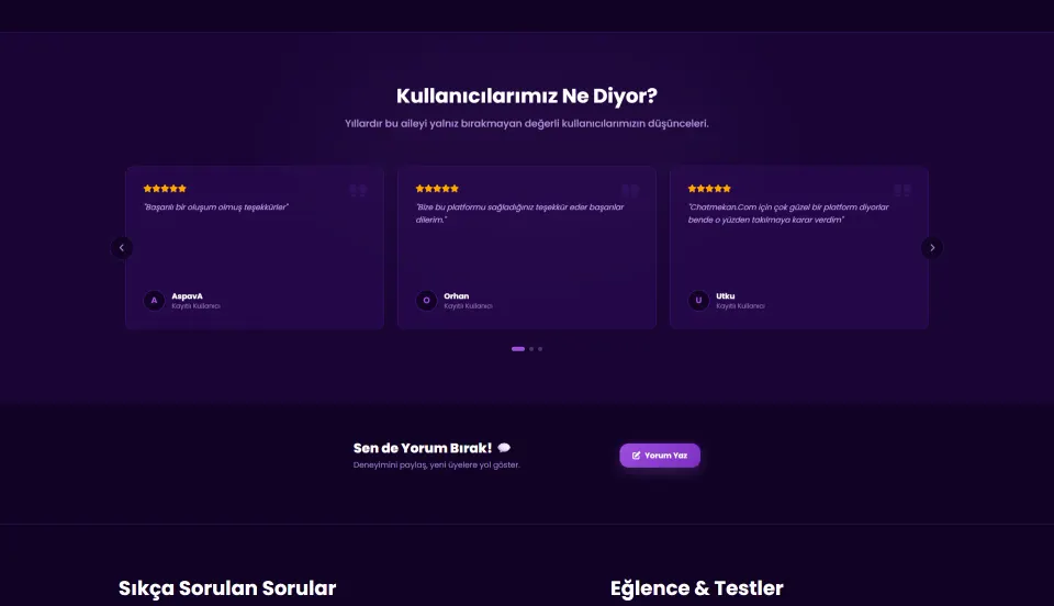 Chatmekan.com tasarım detayı 2