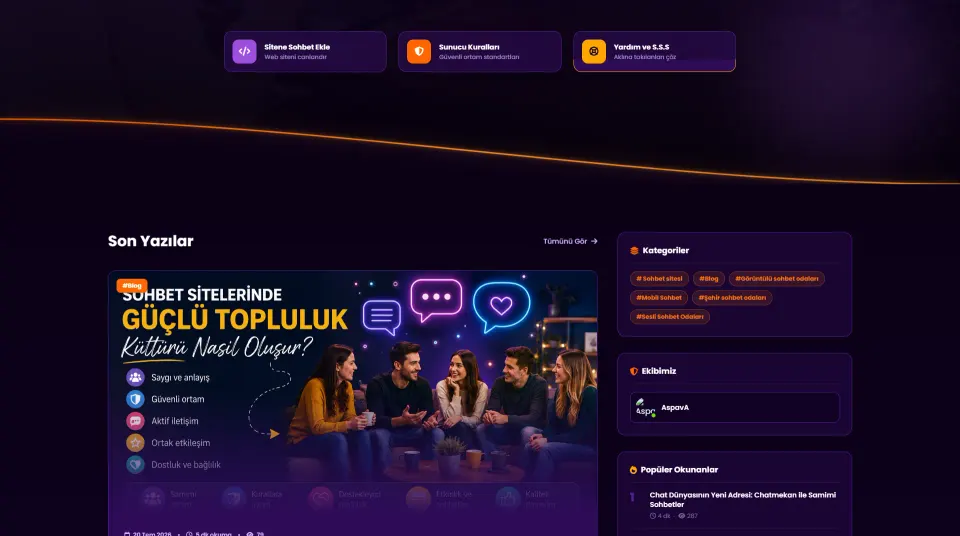 Chatmekan.com tasarım detayı 1