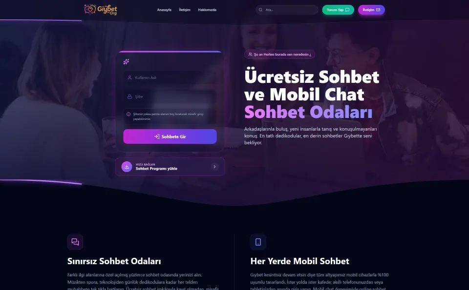 Giybet.org web tasarım referansı