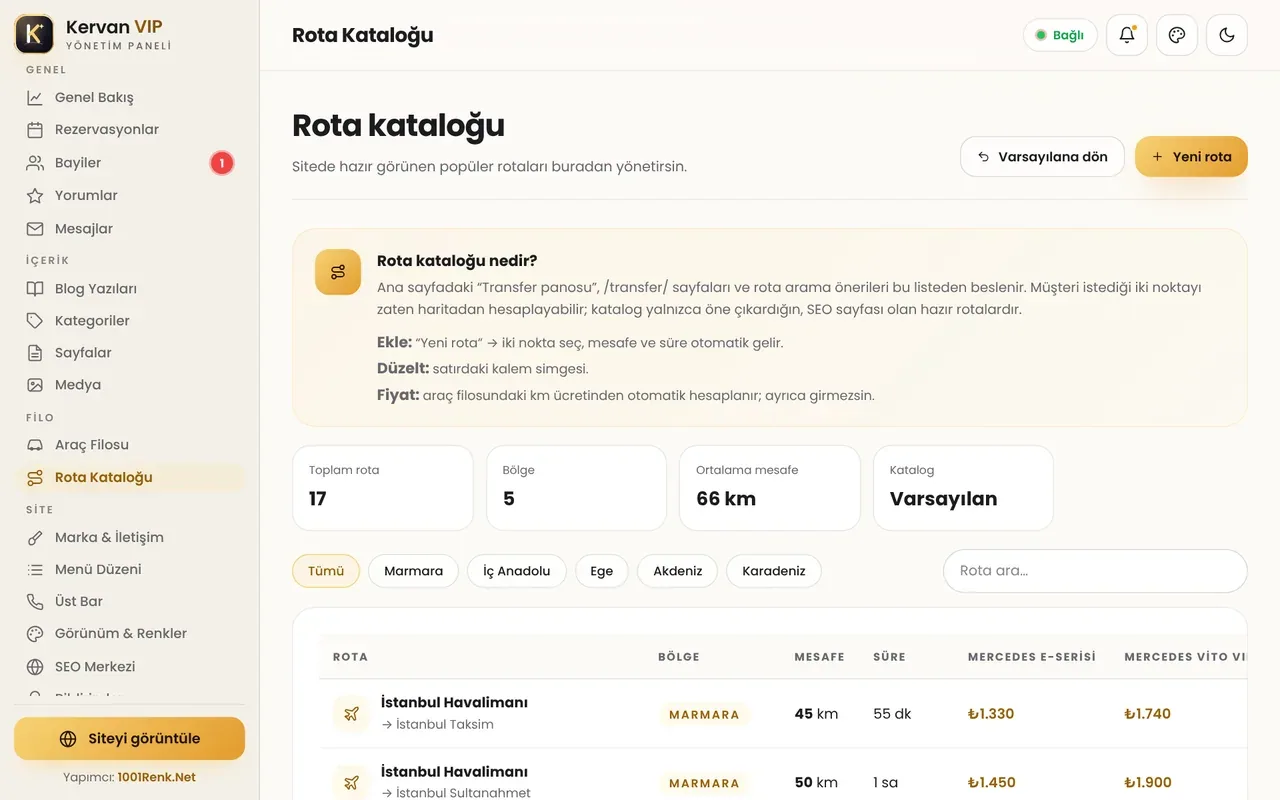 Kervan VIP — Transfer & Araç Kiralama Portalı görsel 4