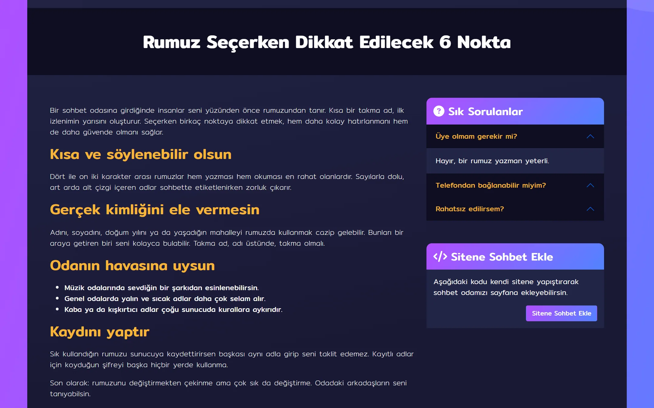 vMor WordPress Sohbet Teması görsel 3