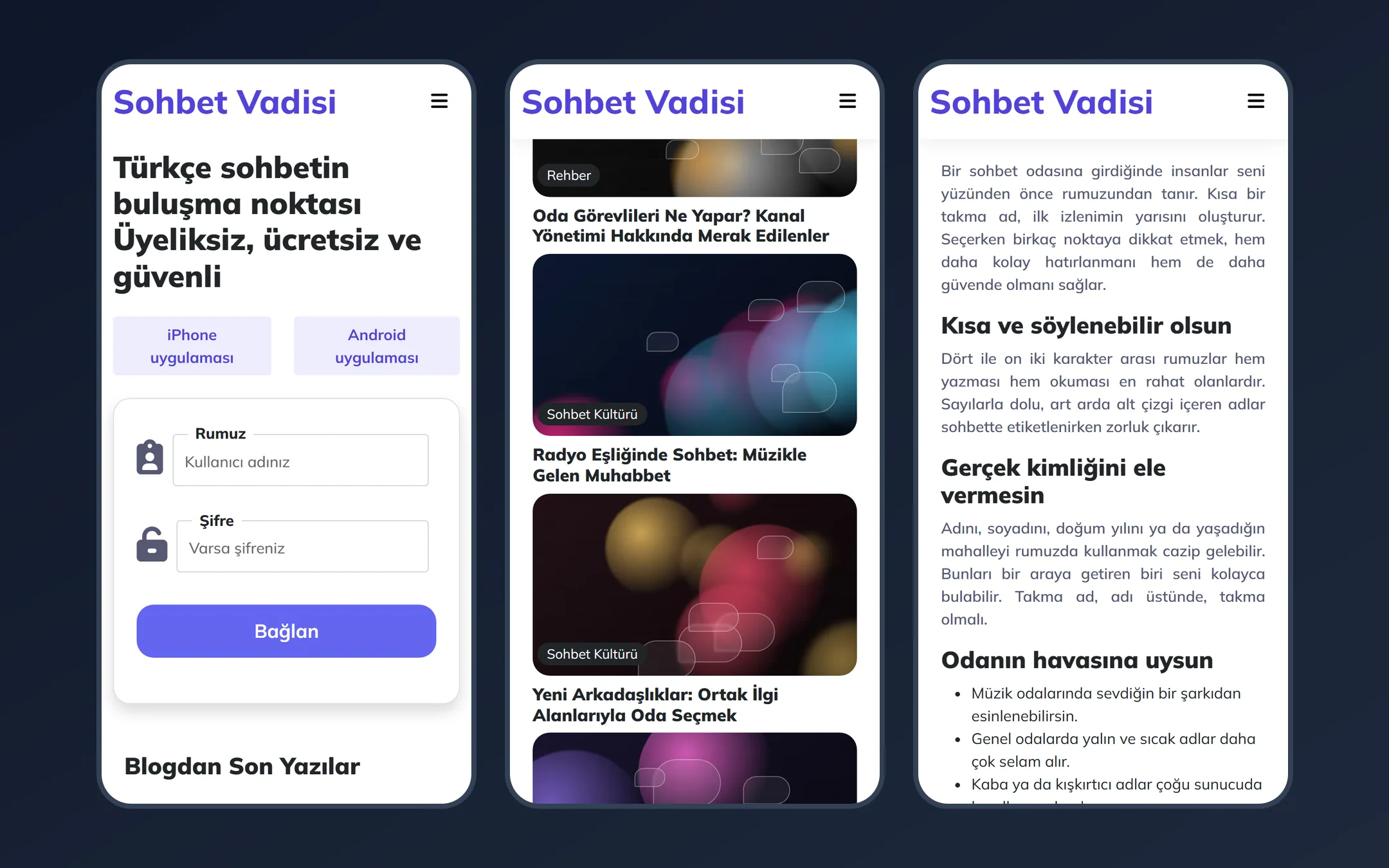 vSohbet WordPress Sohbet Teması görsel 4