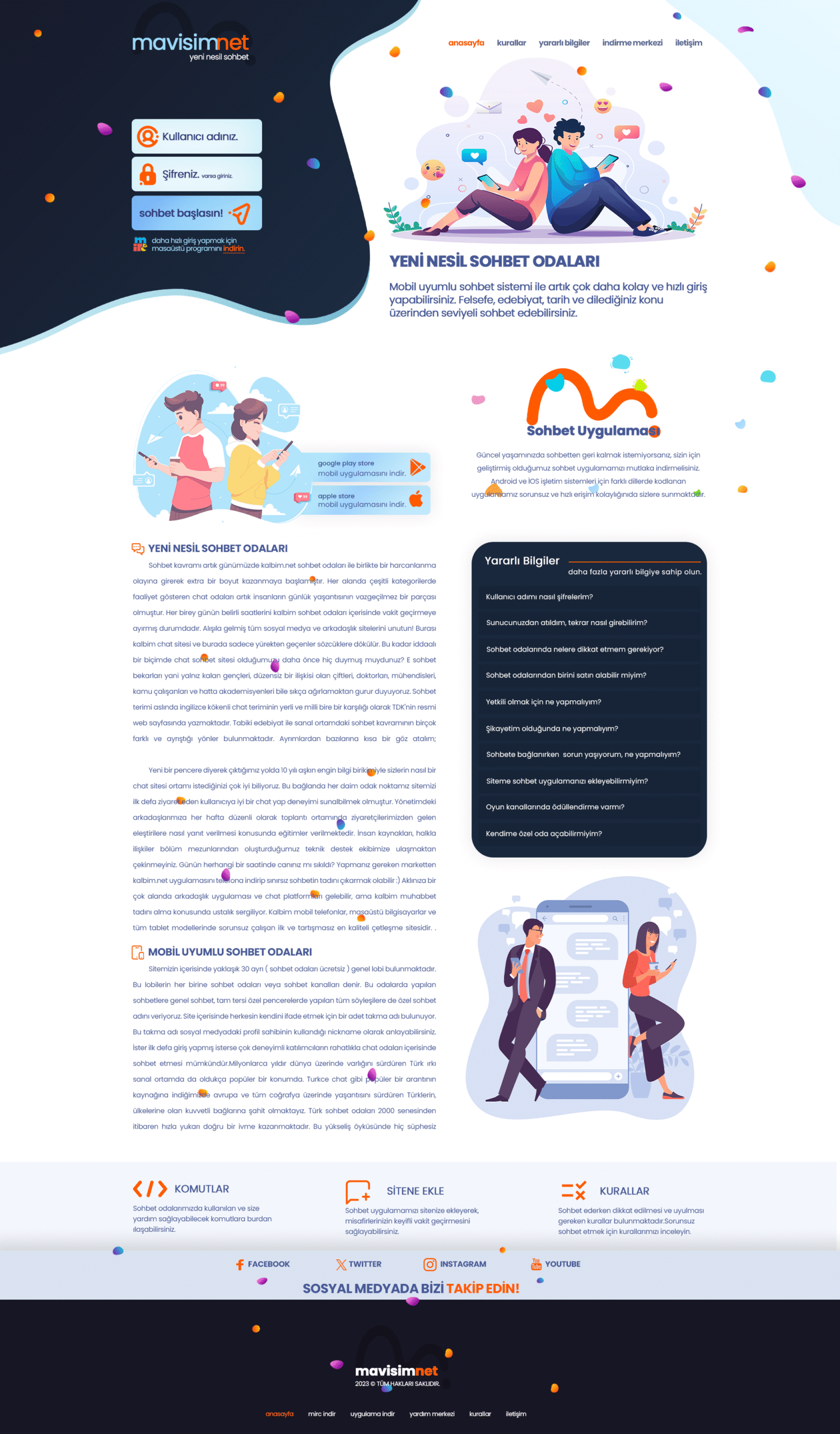 Mavisim.net Sohbet teması
